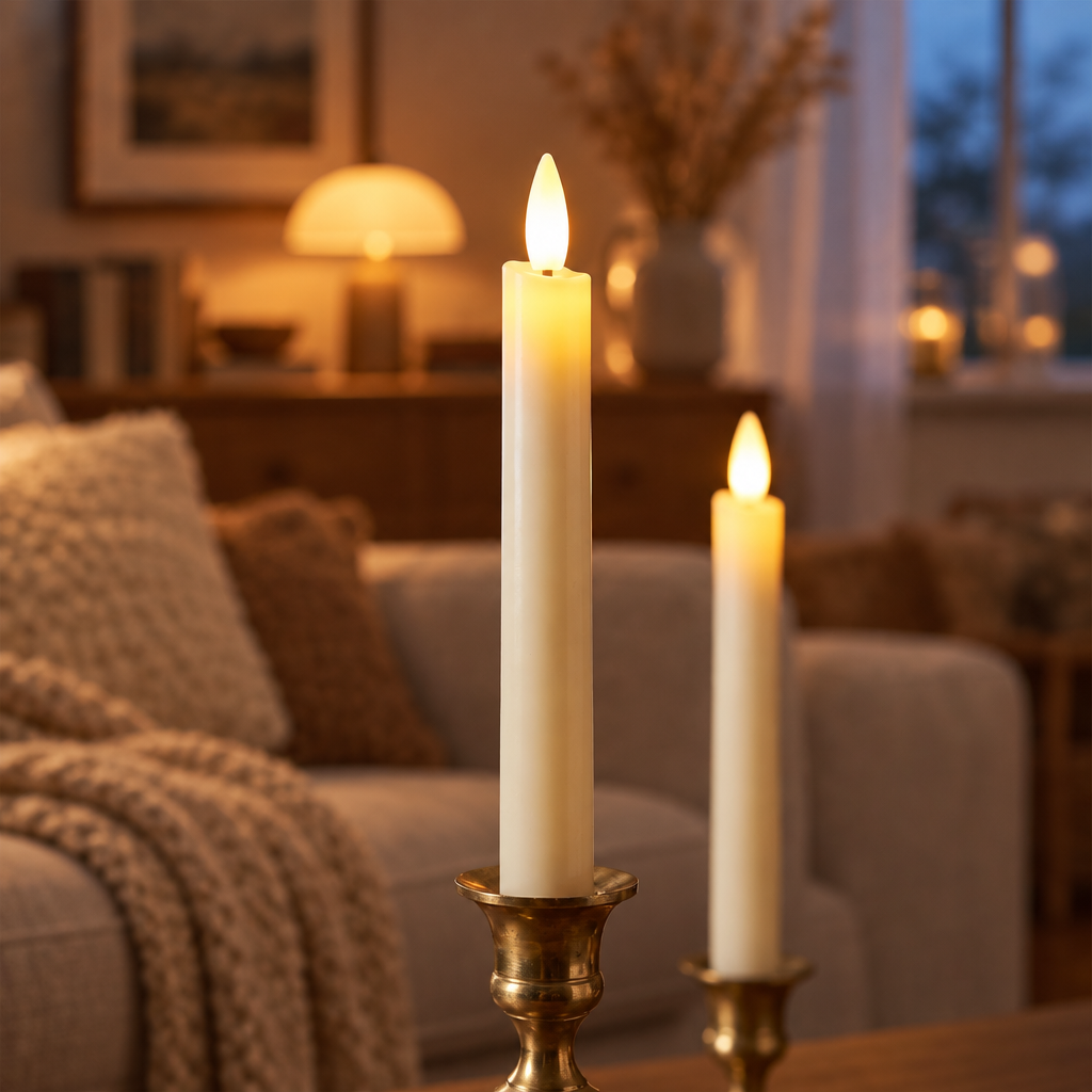 Lights - LED-kronljus med laddstation, 6-pack