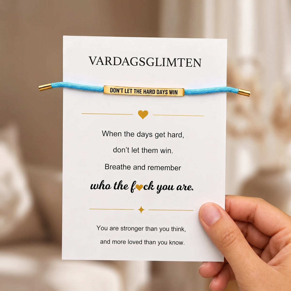 Styrkebandet - Vissa ord behöver finnas nära