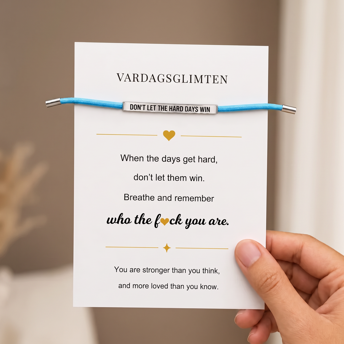 Styrkebandet - Vissa ord behöver finnas nära